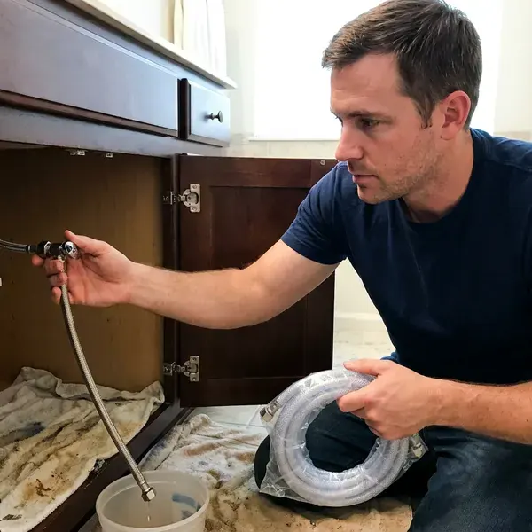JBK Plumbing technician providing water leak repair in Oklahoma City, OK